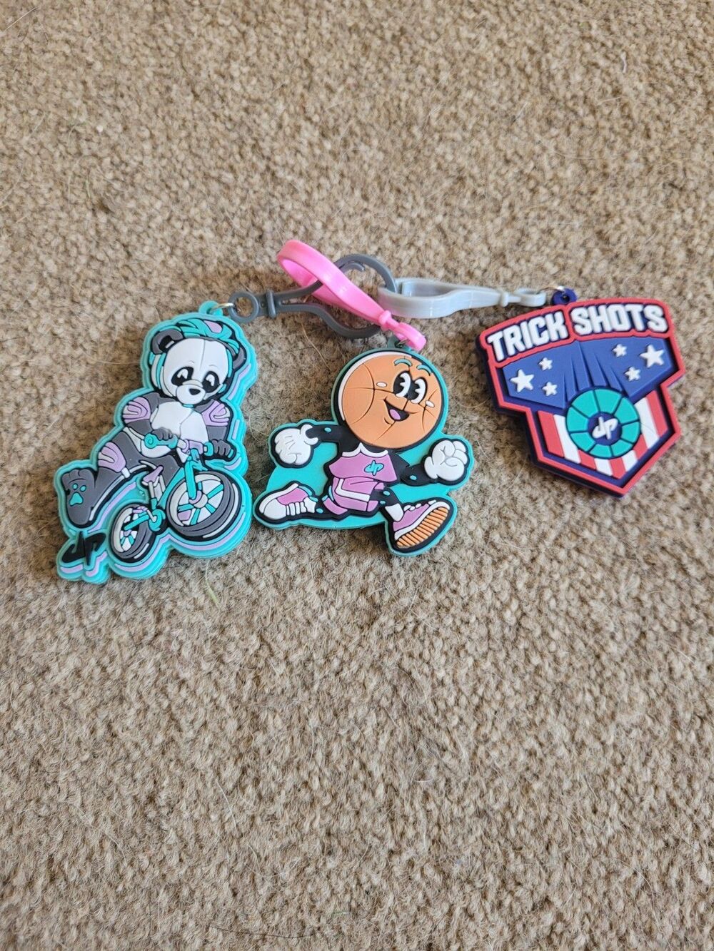 Dude Perfect keychain lot - 3 keychains